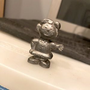 Lucy Pewter Figurine, Slightly Less than 1.5 Inches